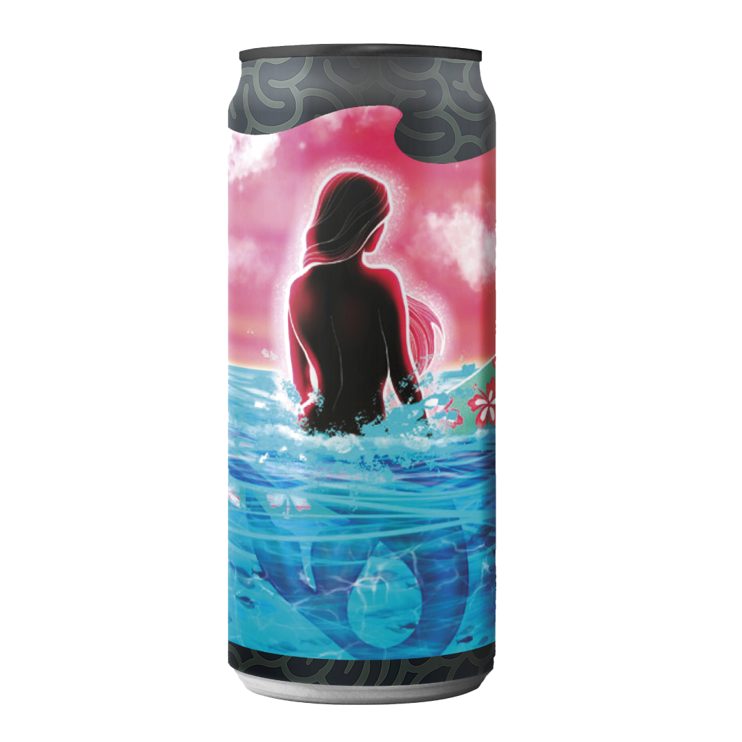 WAHINE – Blanche w/pink grapefruit – 4 latas de 400 ml